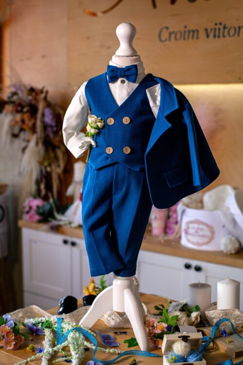 Costum Iacob - albastru marine - imagine 5