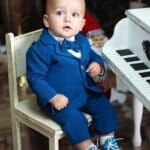 Costum Iacob - albastru marine