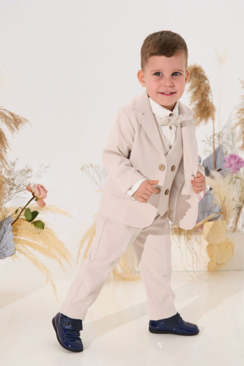 Costum Iacob - crem vanilla - imagine 3