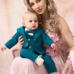 Costum Iacob - verde smarald