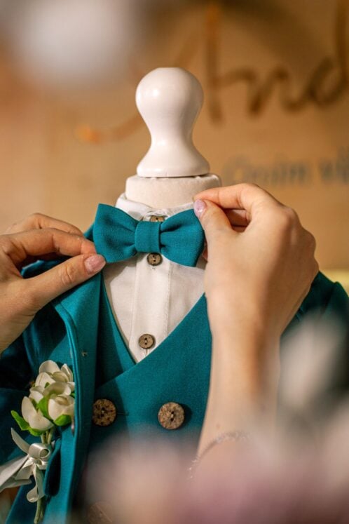 Costum Iacob - verde smarald - imagine 4