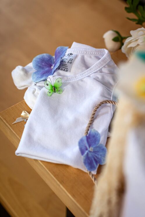 Set complet botez (trusou) - Iacob - crem vanilla - imagine 12
