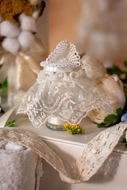 Set complet botez (trusou) - Iacob - crem vanilla - imagine 13