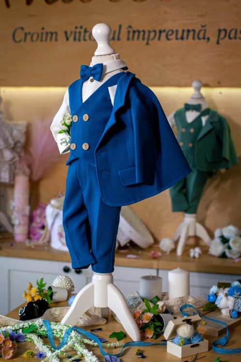 Costum Iacob - albastru marine - imagine 3