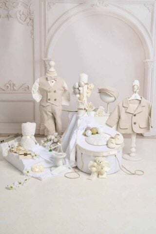 Trusou Complet De Botez Baieti Iacob Crem