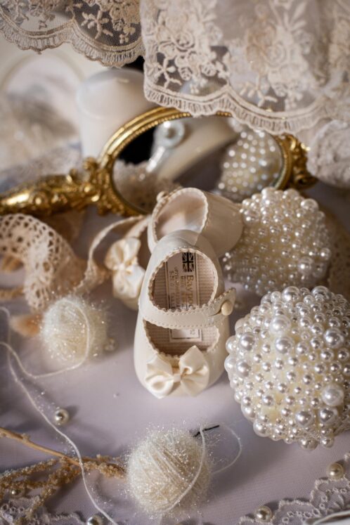 Set complet botez (trusou) - Claire - ivoire - mânecă 3/4 - imagine 3