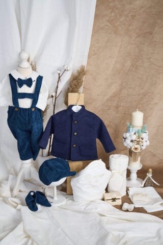 Set Ioachim bleumarin + Trusou + Lumânare