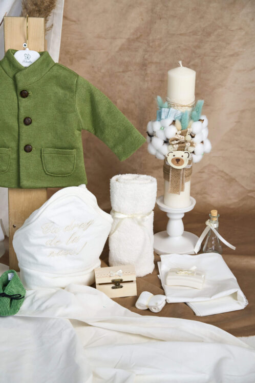 Set Ioachim verde + Trusou + Lumânare - imagine 3