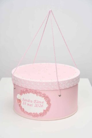 Varianta Cu Personalizare Cufere Perle Personalizate Roz Vintage
