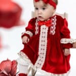 Rochiță Leonor - roșu