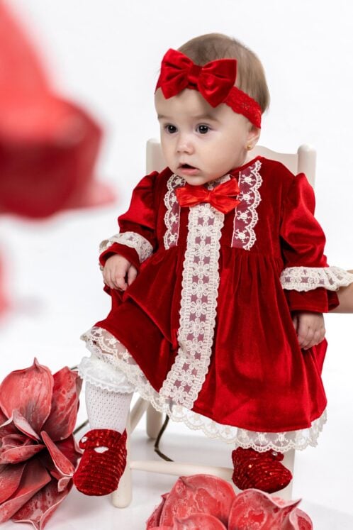 Rochiță Leonor - roșu