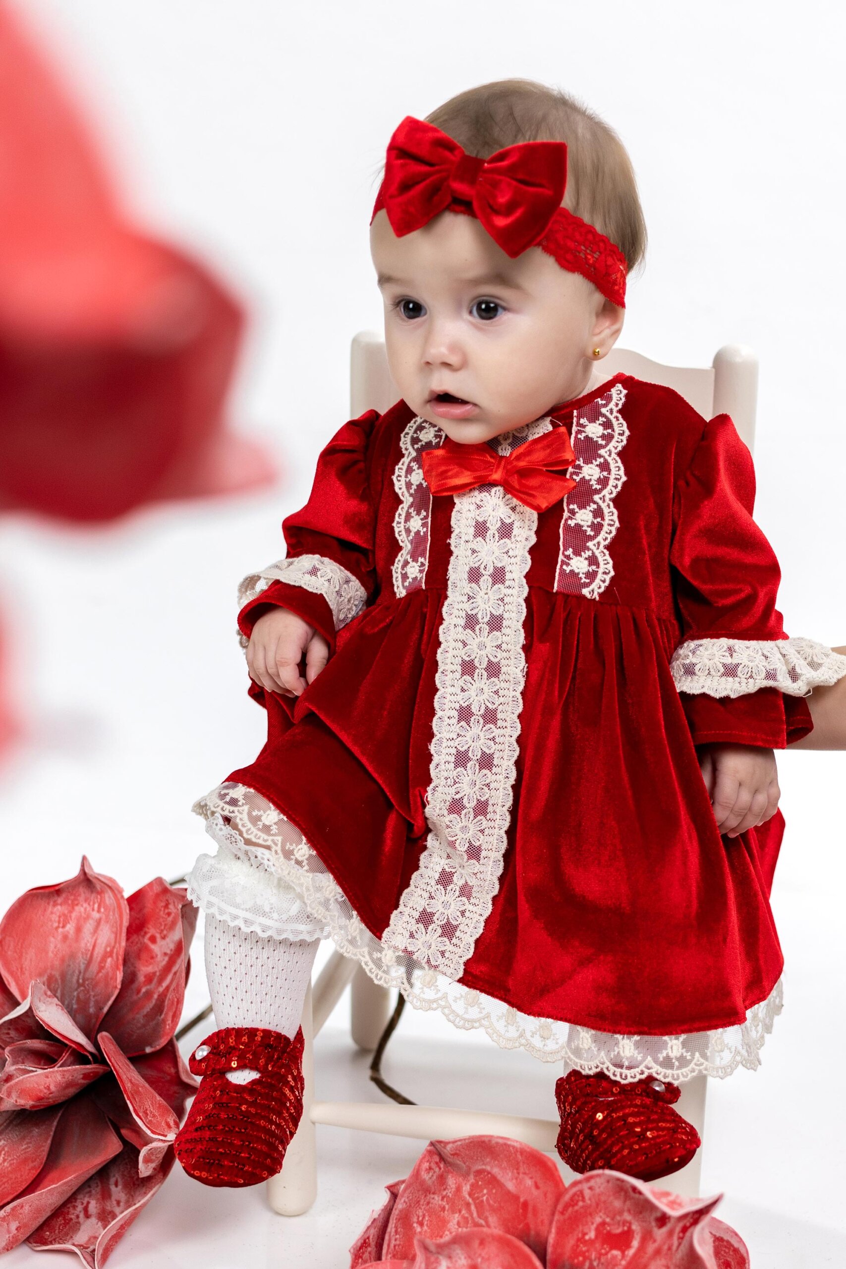 Rochiță Leonor - roșu