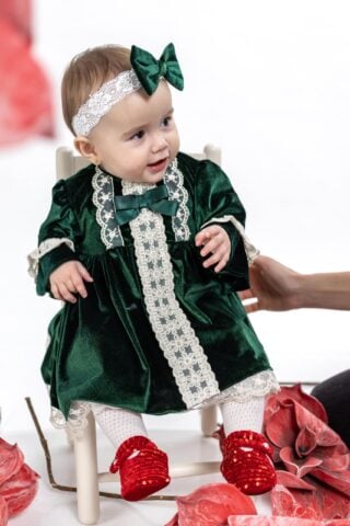 Rochiță Leonor - verde