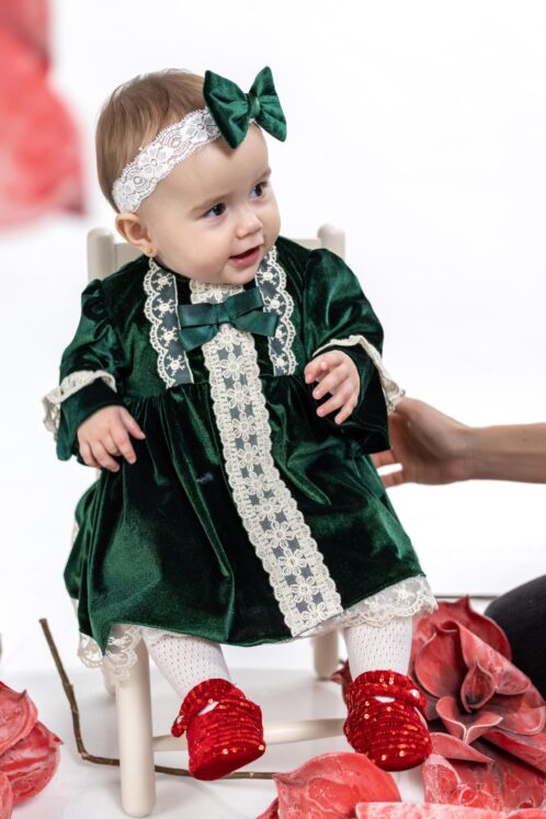 Rochiță Leonor - verde