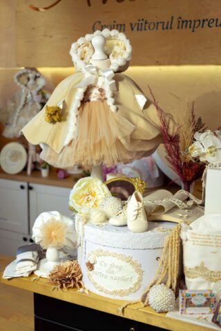 Trusou Complet Sandie Capa Bej Floare Fbaza369 Bej