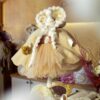 Trusou Complet Sandie Capa Bej Floare Fbaza369 Bej
