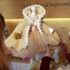 Trusou Complet Sandie Capa Bej Floare Fbaza369 Bej