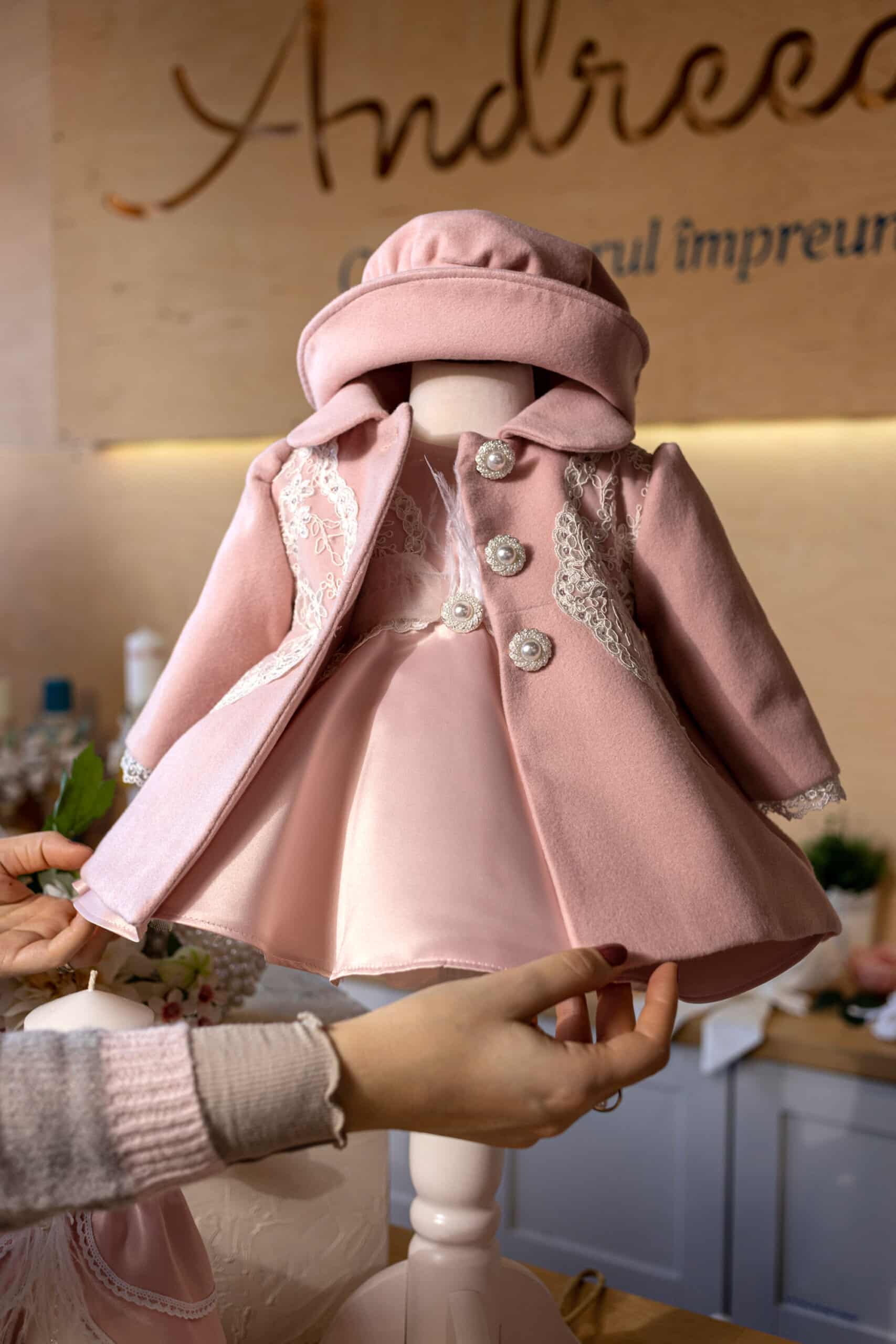 Set Clarissa - roz 2 Set Clarissa - roz - imagine 2