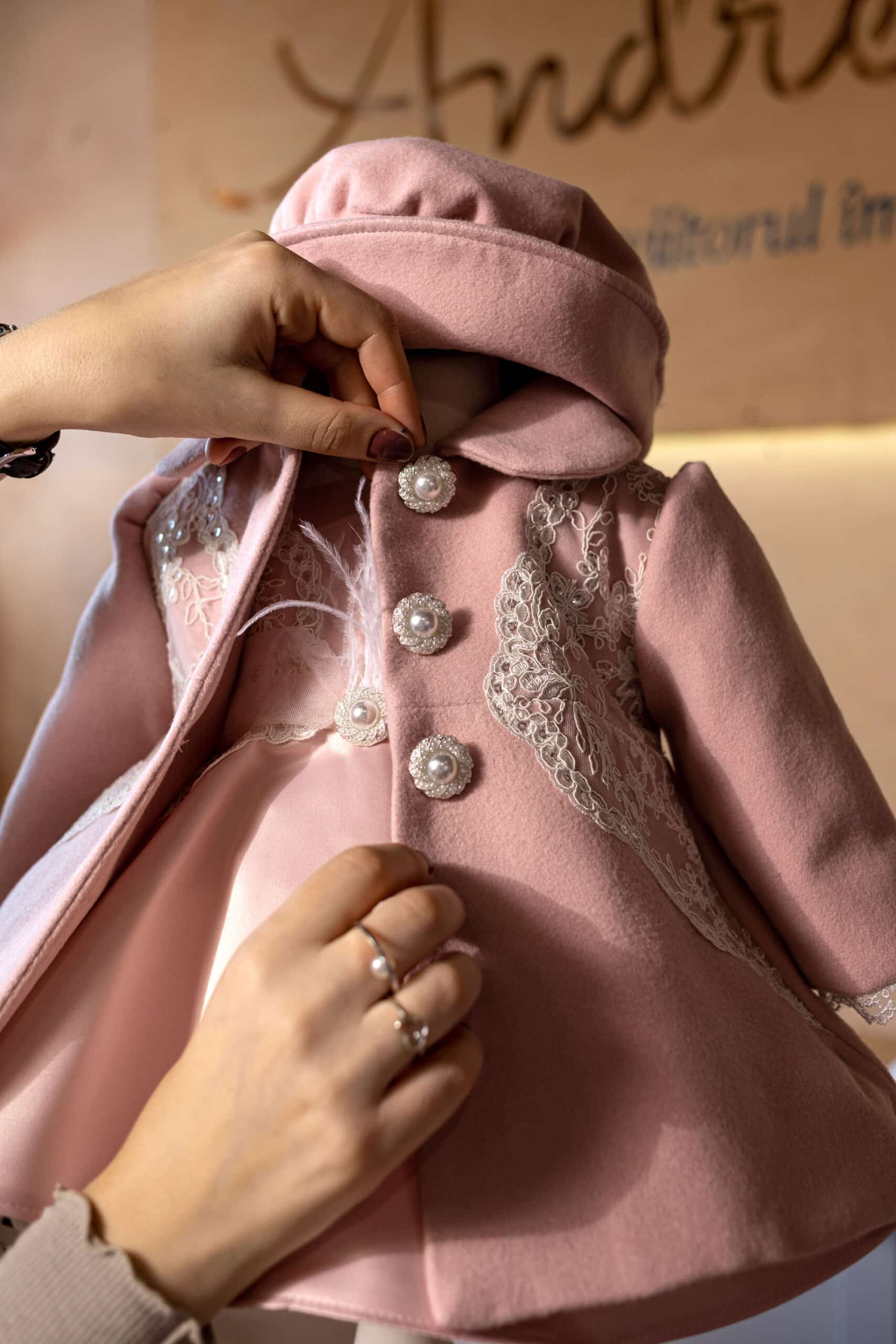 Set Clarissa - roz 4 Set Clarissa - roz - imagine 4