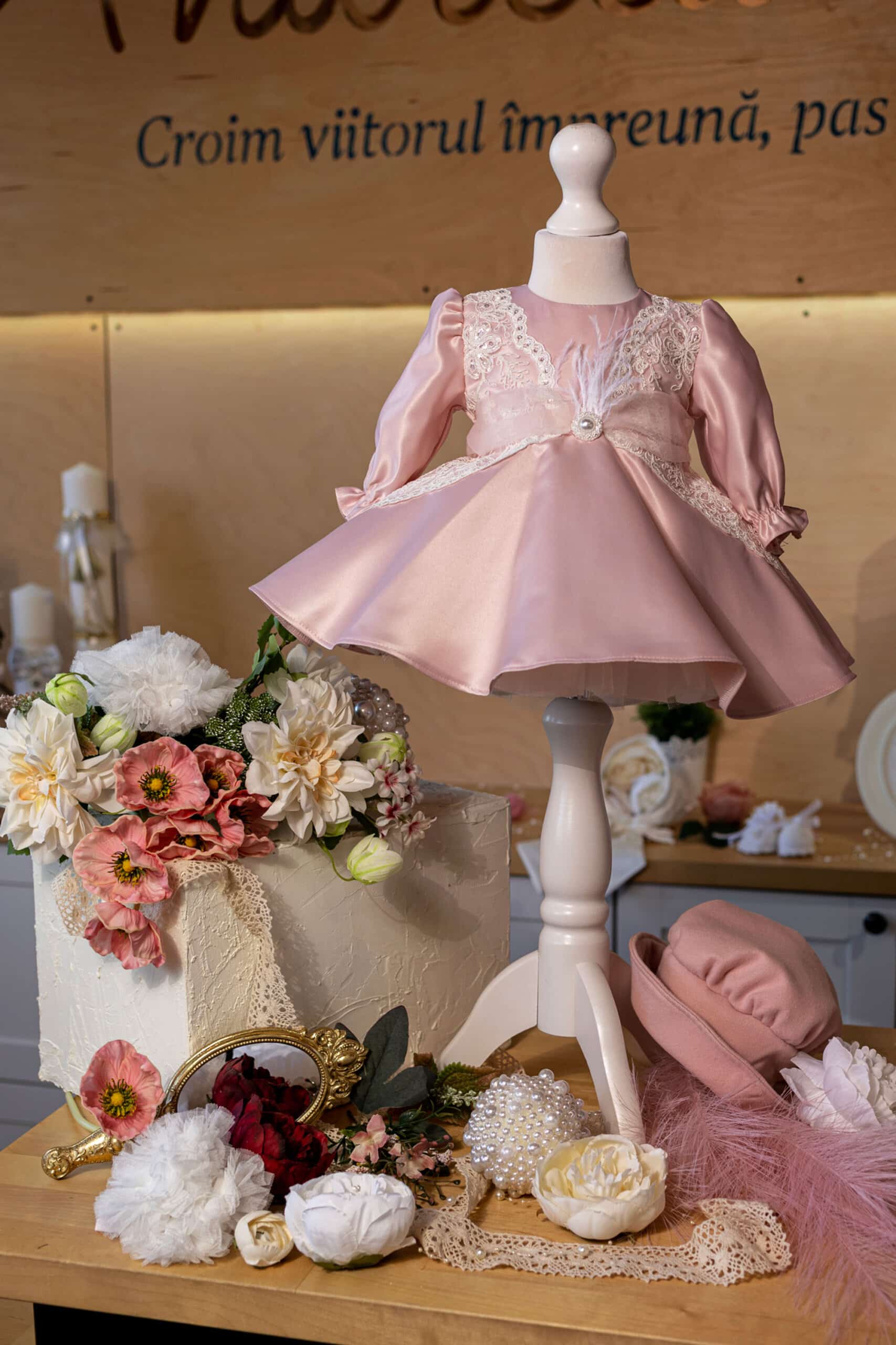 Set Clarissa - roz 3 Set Clarissa - roz - imagine 3