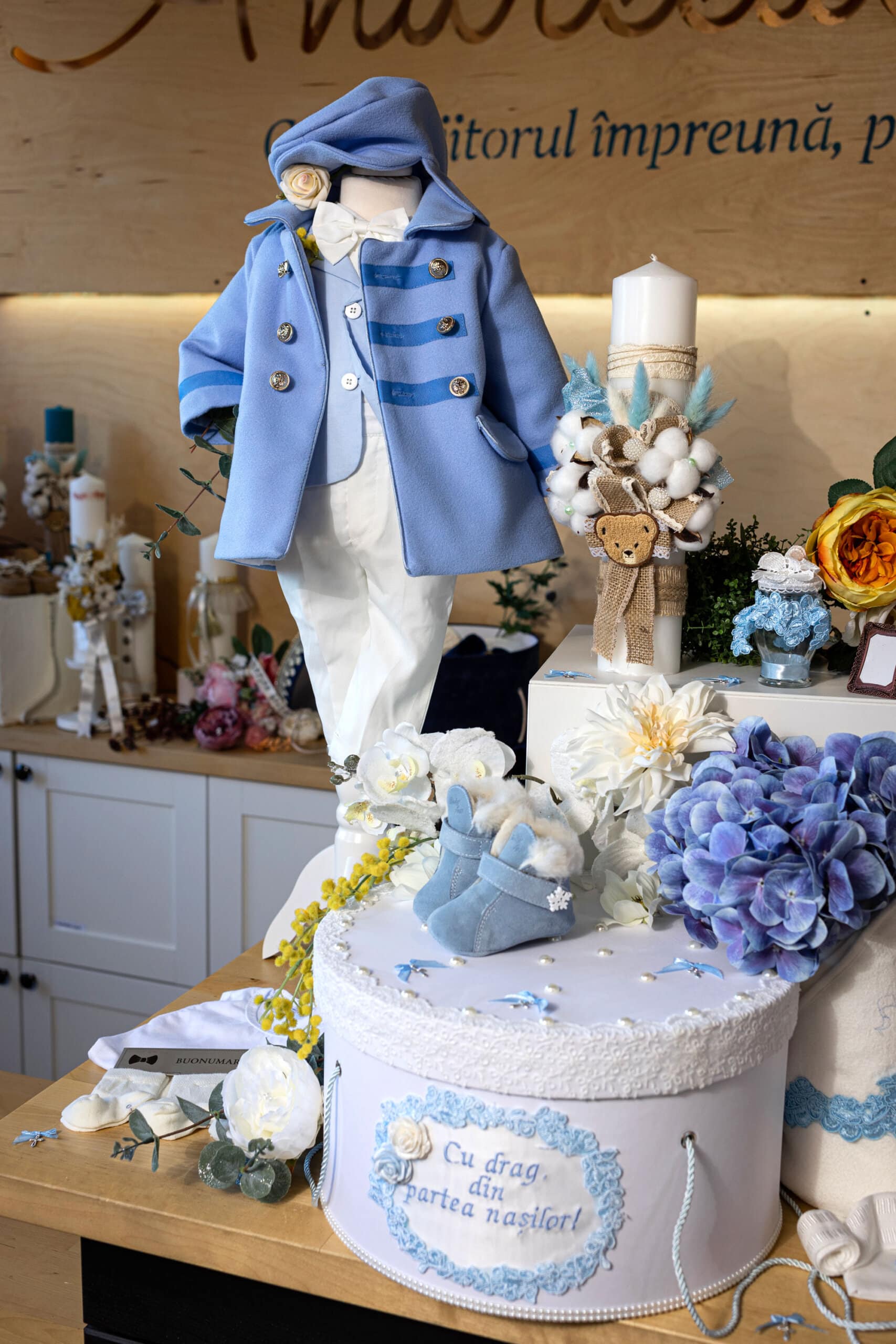 Set complet botez (trusou) - Romeo și Jachetă William 10 Set complet botez (trusou) - Romeo și Jachetă William - imagine 10