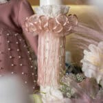 Lumânare botez A14 - Olympia - roz