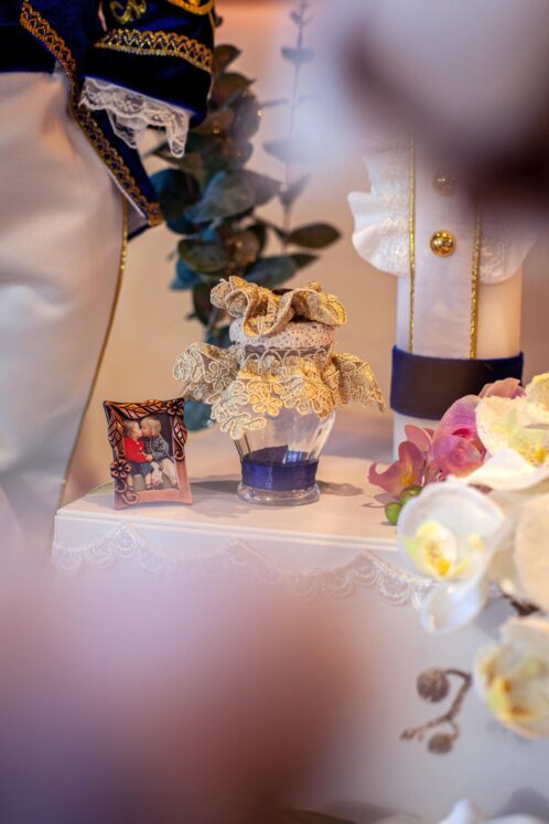 Set complet botez (trusou) - Nikolai - bleumarin - imagine 10