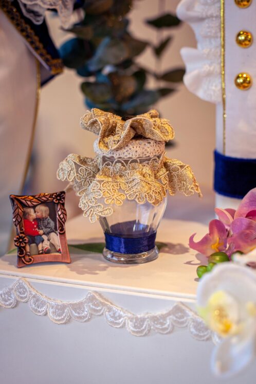 Set complet botez (trusou) - Nikolai - bleumarin - imagine 20