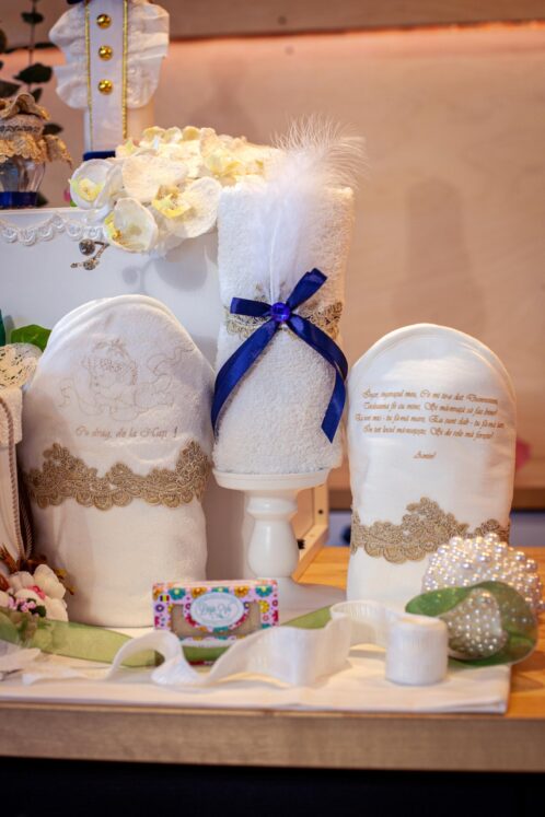 Set complet botez (trusou) - Nikolai - bleumarin - imagine 18