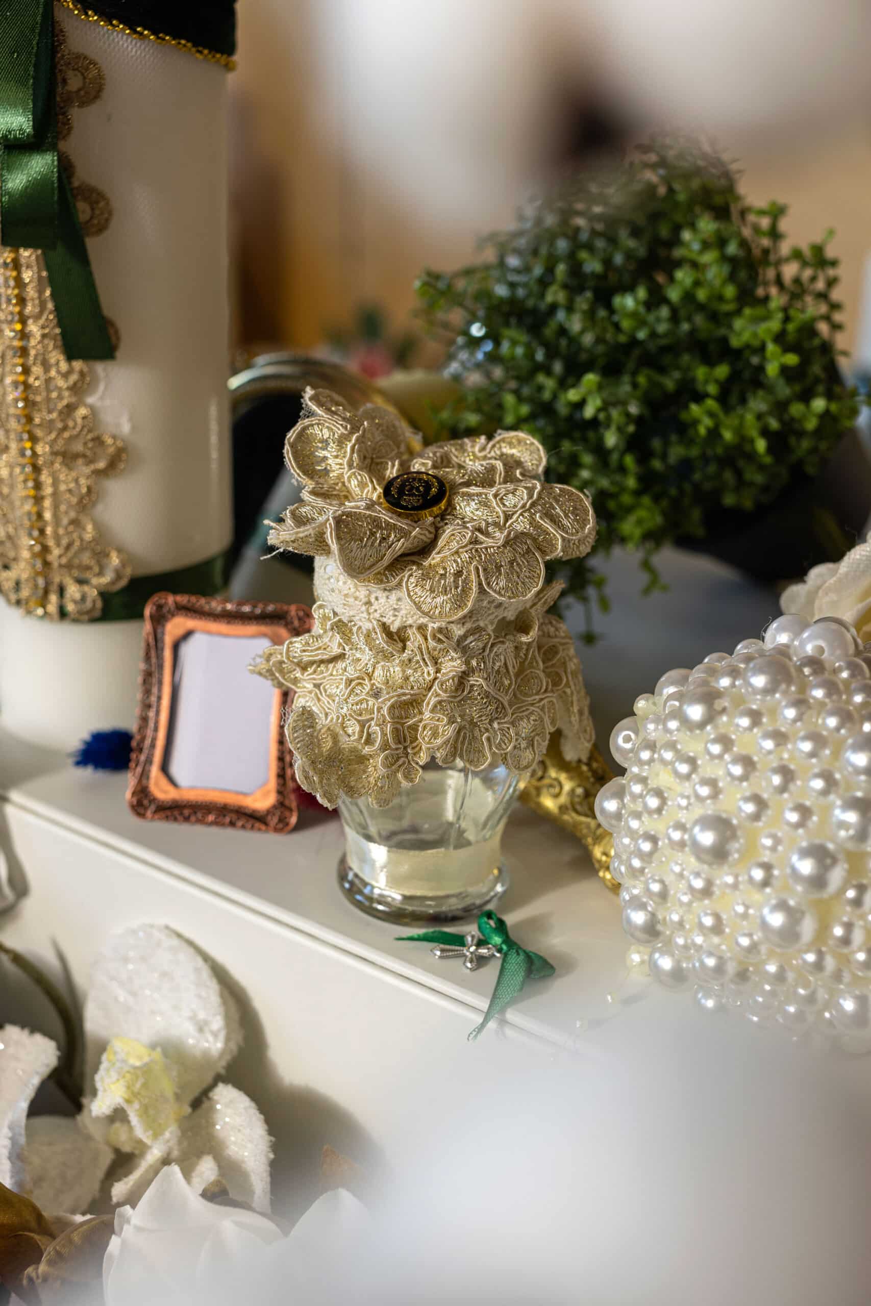 Set complet botez (trusou) - Roberto - verde 6 Set complet botez (trusou) - Roberto - verde - imagine 6