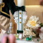 Lumânare botez A9 - jabou verde