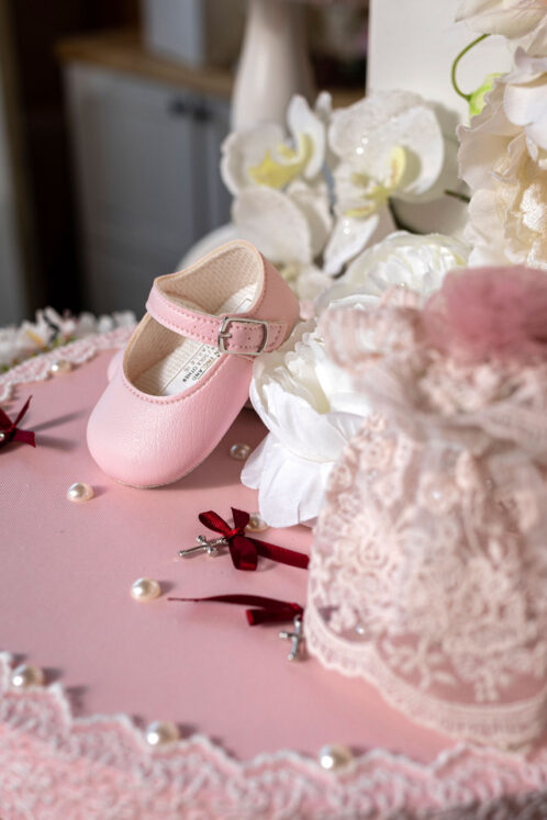 Set complet botez (trusou) - Olympia - roz - imagine 13