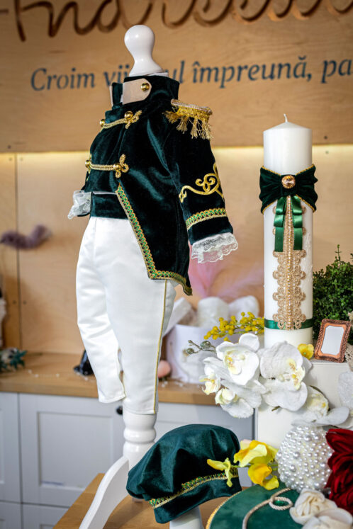 Costum Nikolai - verde - imagine 3
