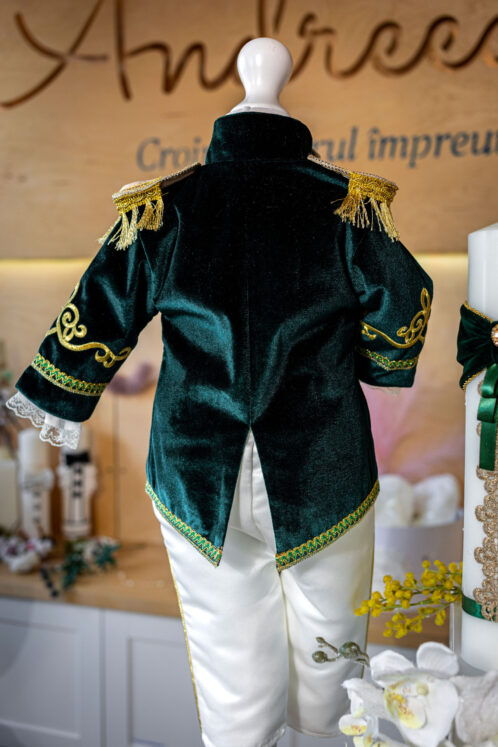 Costum Nikolai - verde - imagine 10