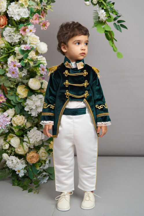Costum Nikolai - verde - imagine 8