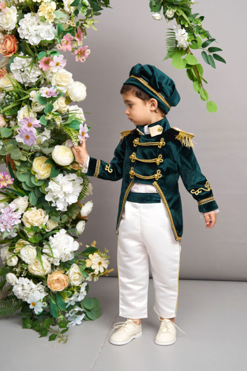 Costum Nikolai - verde - imagine 6