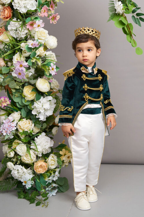 Costum Nikolai - verde - imagine 9