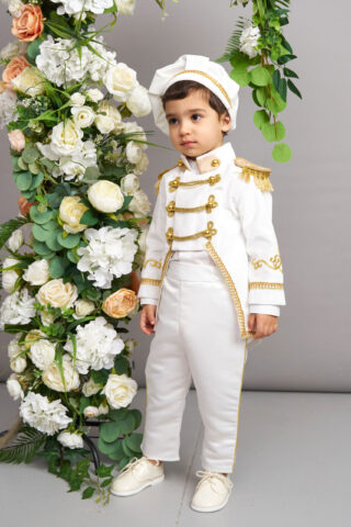 Costum Nikolai - ivoire (1-4 ani)