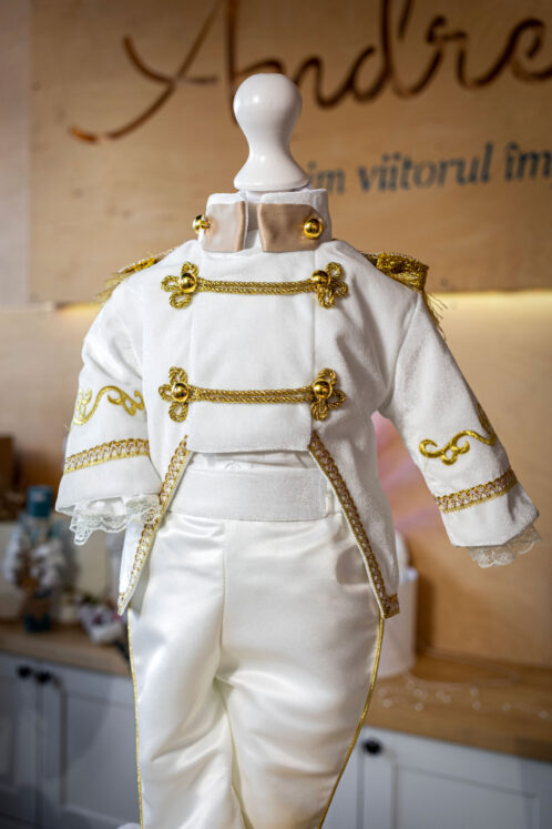 Costum Nikolai - ivoire - imagine 3