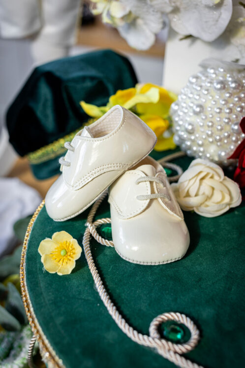 Set complet botez (trusou) - Nikolai - verde - imagine 4
