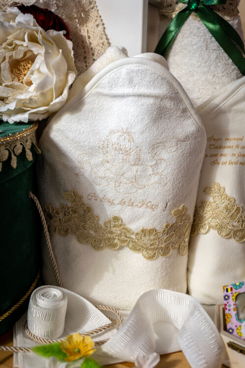 Set complet botez (trusou) - Nikolai - verde - imagine 10
