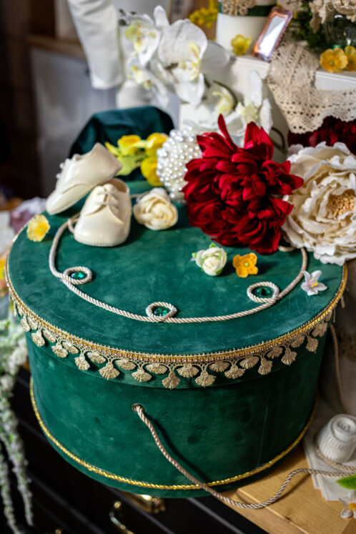 Set complet botez (trusou) - Nikolai - verde - imagine 3