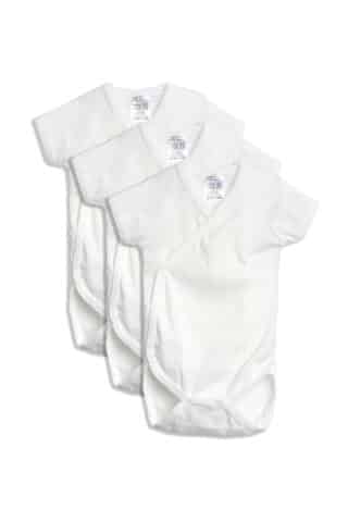 Body petrecut mânecă scurtă - ivoire - Set x 3