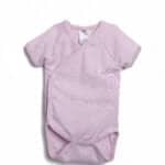 Body petrecut - roz-vintage - mânecă scurtă