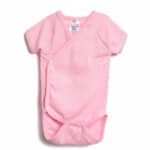 Body petrecut - roz - mânecă scurtă