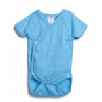 Body petrecut - bleu - mânecă scurtă