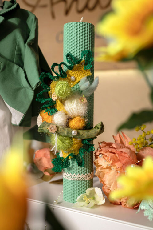 Set complet botez (trusou) - Filip - verde - imagine 4
