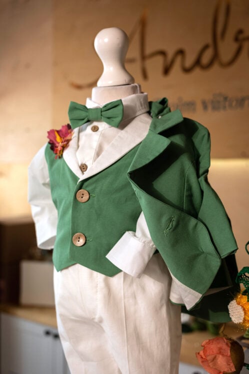 Costum Filip - verde - imagine 3