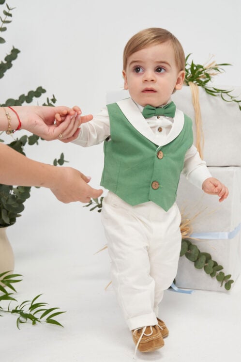 Costum Filip - verde - imagine 7
