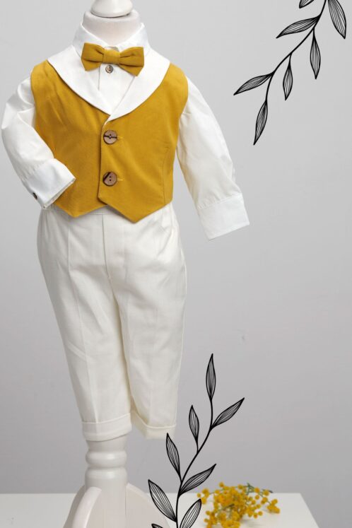 Costum Filip - galben - imagine 3
